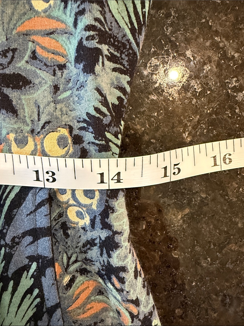 Peruvian Connection Blue Floral Pima Cotton Pullover Maxi Dress Size XS - Picture 9 of 11
